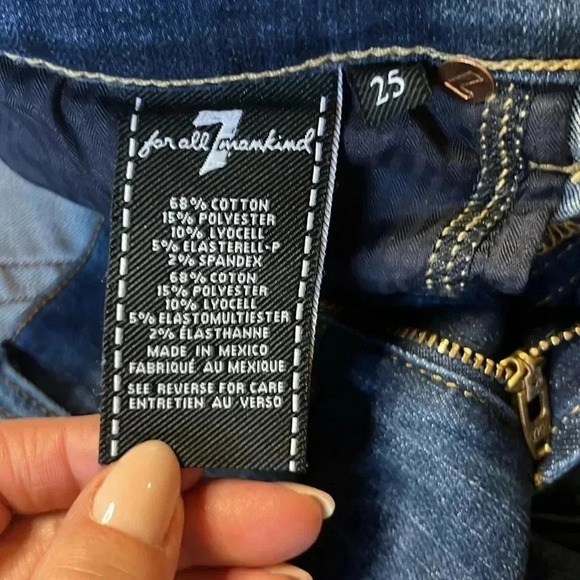 7 for all Mankind, The Ankle Skinny. Size 25. - Picture 10 of 11